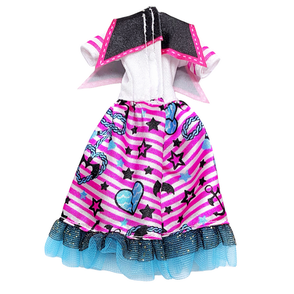 Monster High Shriekwrecked Nautical Ghouls Draculaura Doll Replacement Sailor Dress