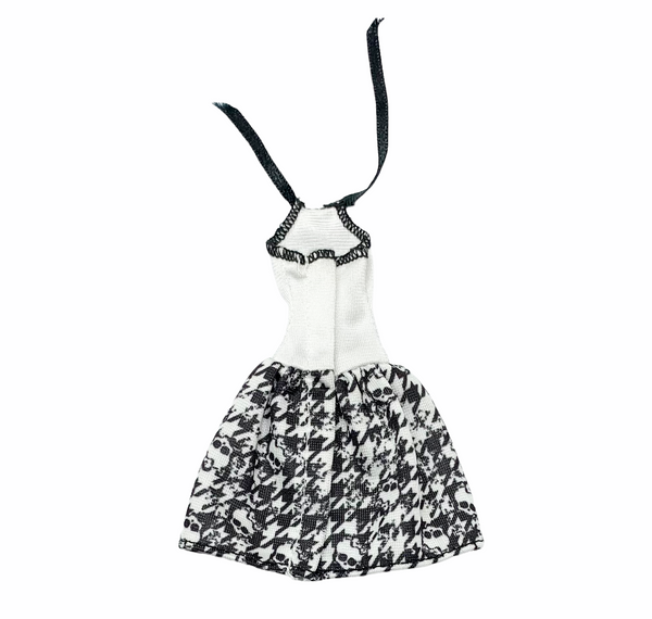 Monster High Maker Playset Replacement Doll Replacement Black & White Houndstooth Dress