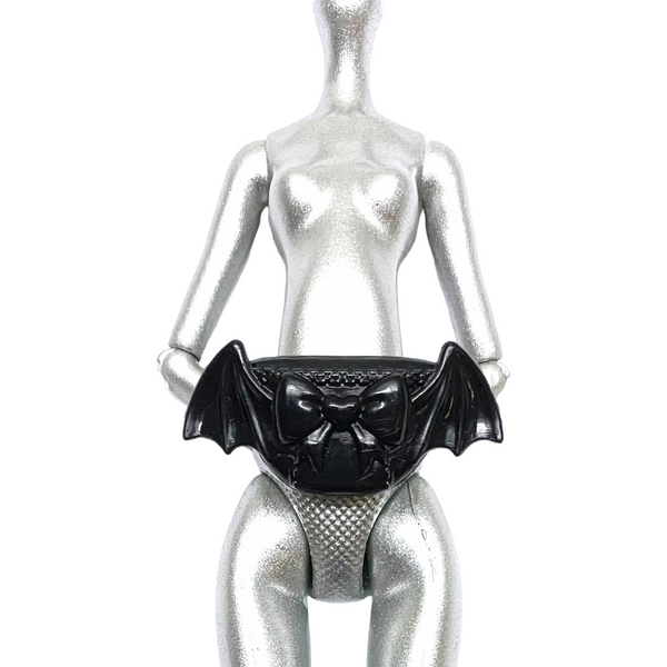 Monster High Draculaura Doll Accessory Pack Replacement Black Fanny Pack Belt