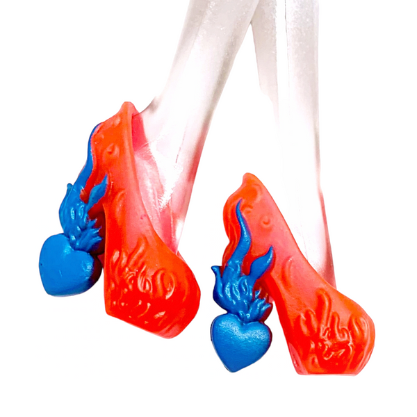 Monster High Inner Monster Fearfully Feisty Doll Replacement Orange Shoes