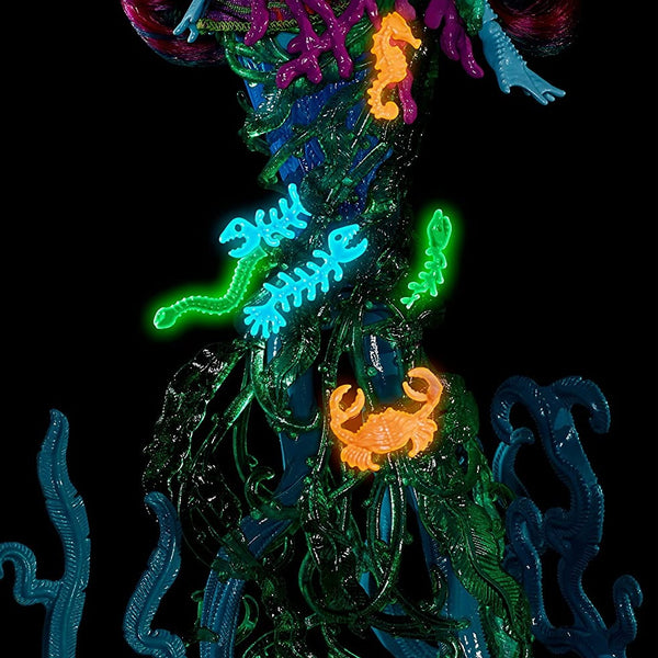 Monster High Great Scarrier Reef Posea Reef Doll Replacement Glow-In-The-Dark Fish Parts