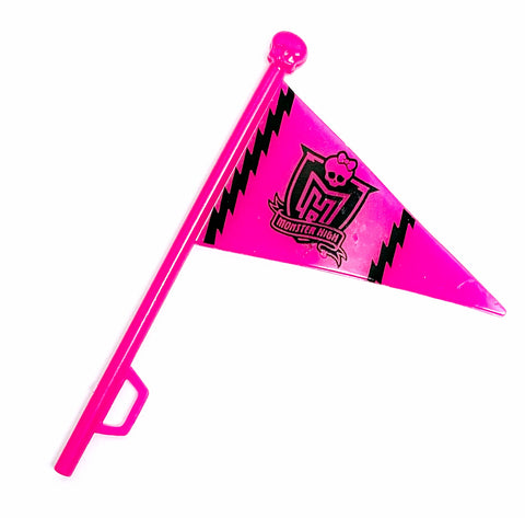 Monster High Student Disembody Council Doll Size Replacement Pink School Spirit Flag