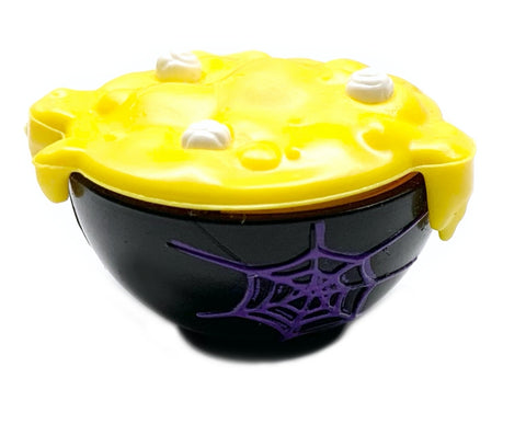 Monster High Home Ick Abbey Bominable Doll Replacement Black Food Bowl