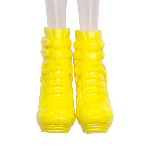 Monster High How Do You Boo? Basic Frankie Stein Doll Replacement Yellow Boots Shoes