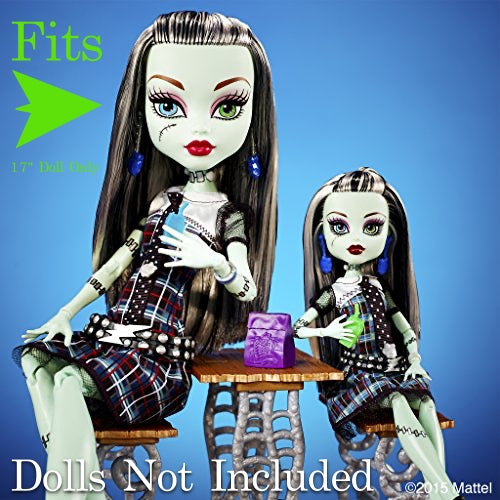 Monster High 17" Frightfully Tall Frankie Stein Doll Outfit Replacement Black & Silver Belt