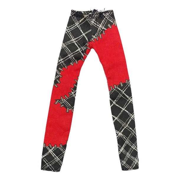 Monster High I Heart Fashion Frankie Stein Doll Replacement Black & Red Pants