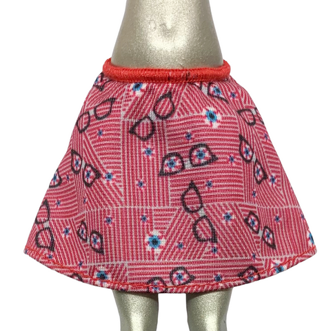 Monster High Geek Shriek Ghoulia Yelps Doll Outfit Replacement Red Skirt