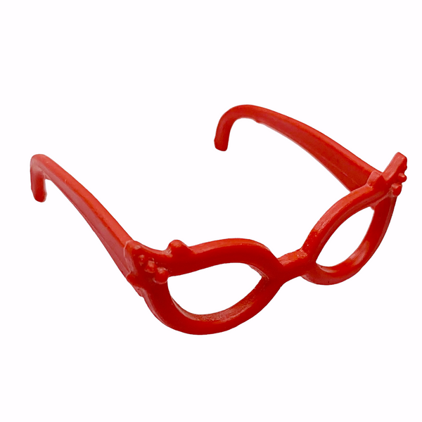 Boo-tique Custom Made Replica Ghoulia Red Cat Eye Style Glasses Fits Monster High Dolls