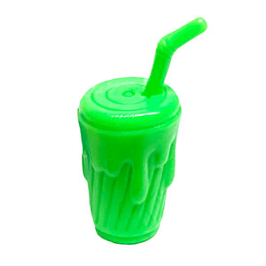 Monster High Beast Bites Cafe Creepateria Playset Replacement Green Soda Cup Drink Part