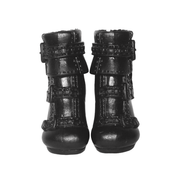 Monster High Howleen Wolf Pack Of Trouble Doll Replacement Solid Black Shoes