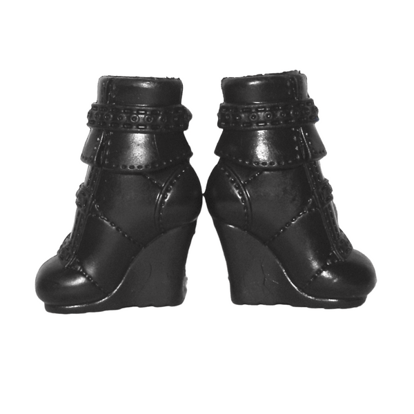 Monster High Howleen Wolf Pack Of Trouble Doll Replacement Solid Black Shoes