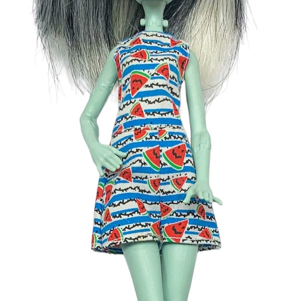 Monster High Frankie Stein Family Edition Doll With Watermelon Romper Outfit