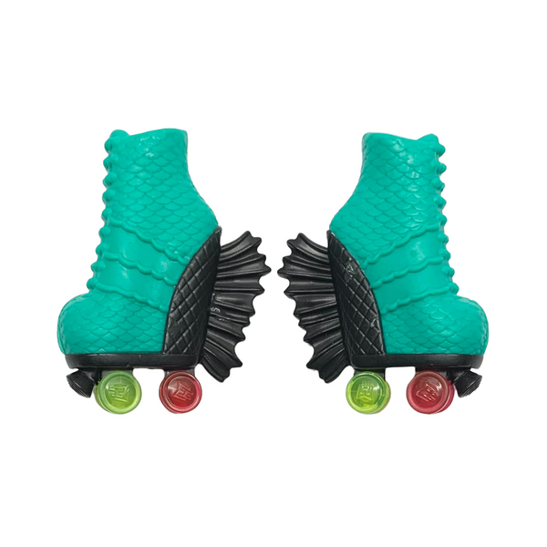 Monster High Roller Maze Lagoona Blue Doll Replacement Green Skates Shoes