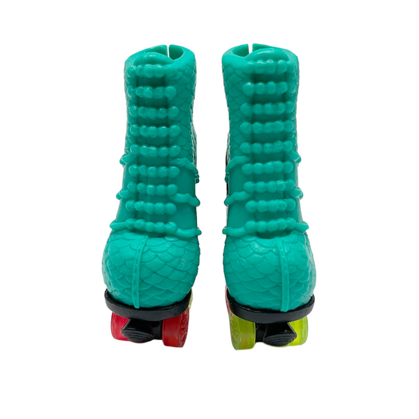Monster High Roller Maze Lagoona Blue Doll Replacement Green Skates Shoes
