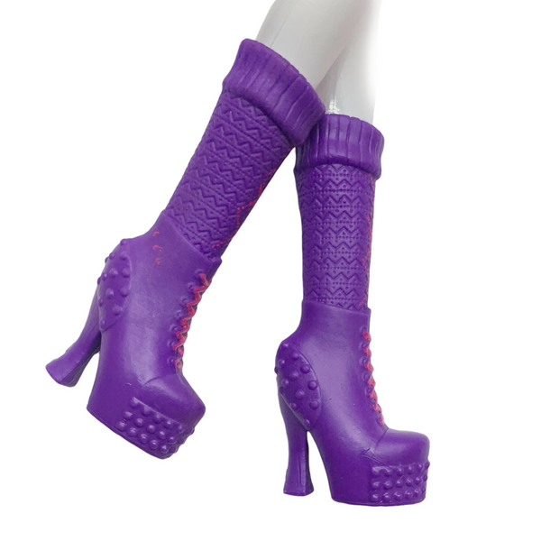 My Little Pony Equestria Girls Doll Replacement Tall Boots Style Purple Shoes