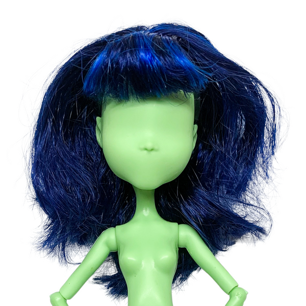 Monster High Create A Monster Skeleton Doll Replacement Blue Wig With Bangs