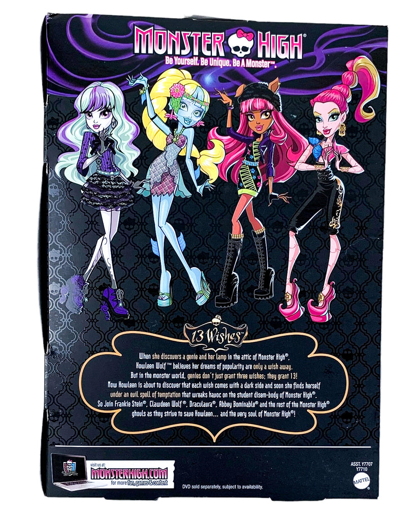 Original Monster High School Collection Doll Action Figure Collector's Gift  Model Doll Howleen Wolf、Sirena Von Boo、13 Wishes