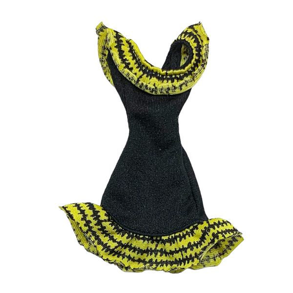 Monster High Create A Monster Witch / Cat Doll Replacement Black & Yellow Dress