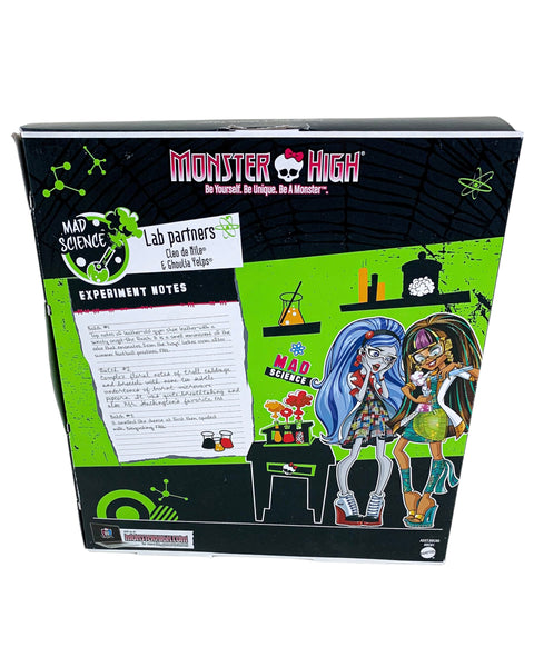 Monster High Mad Science Cleo De Nile & Ghoulia Yelps Dolls (BBC81)