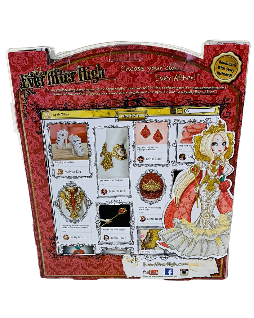 Ever After High Basic Budget Apple White. Fast Shipping