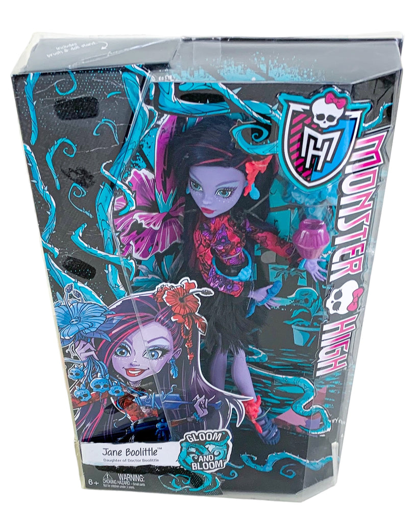 Monster High G1 JANE BOOLITTLE Gloom e Bloom Doll MIP NRFB