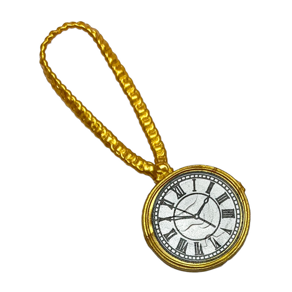 Ever After High 1st Chapter Bunny Blanc Doll Replacement Gold Watch Clock Purse