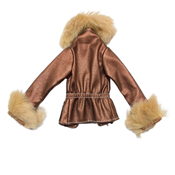 Mattel My Scene Barbie Chillin' Out Doll Outfit Replacement Bronze Winter Coat