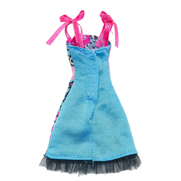 Monster High Emoji Draculaura Doll Outfit Replacement Pink & Blue Dress