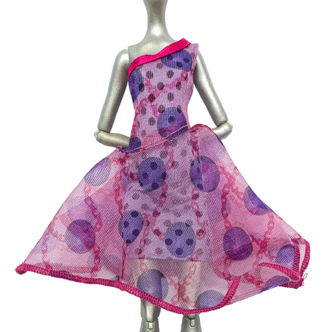 Monster High Dot Dead Gorgeous Spectra Vondergeist Doll Outfit Replacement Purple Dress