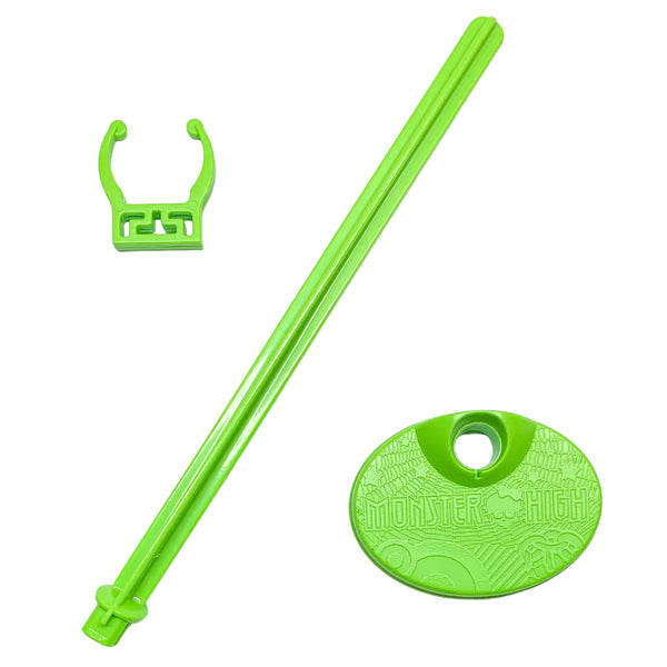 Monster High 1st Wave Original Deuce Gorgon Boy Doll Replacement Green Stand