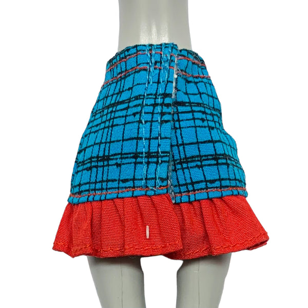 Monster High I Heart Fashion Frankie Stein Doll Replacement Blue & Red Skirt