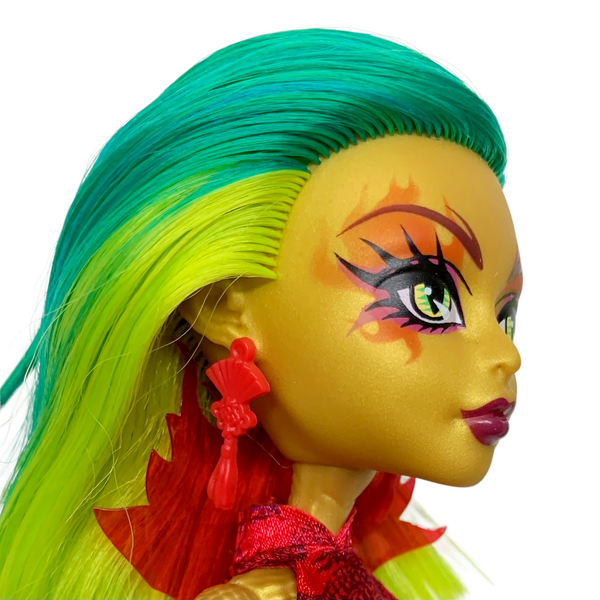 Monster High Fierce Rockers Jinafire Long Doll With Outfit