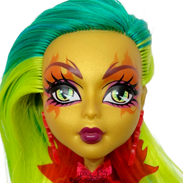 Monster High Fierce Rockers Jinafire Long Doll With Outfit