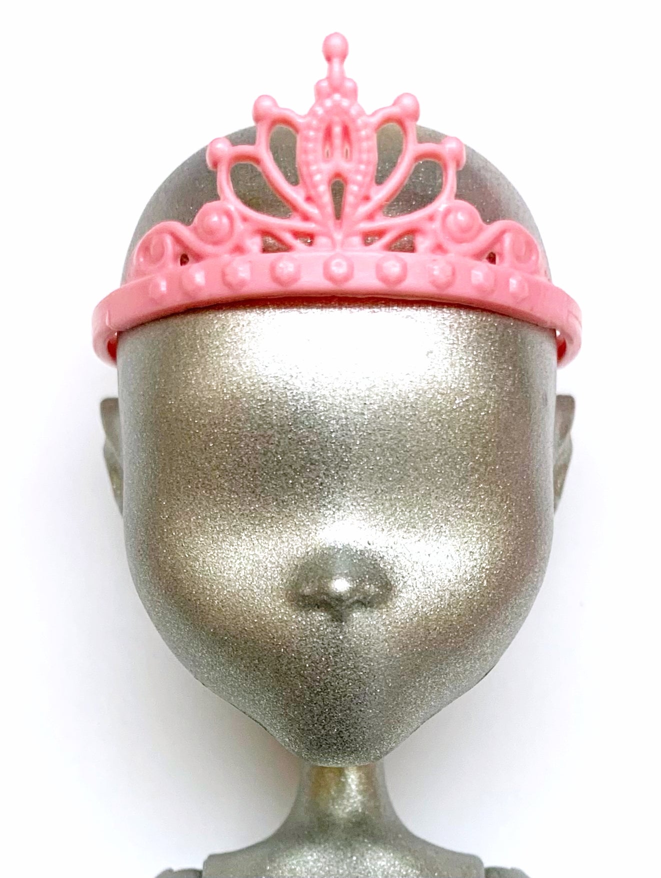 Mattel Barbie Doll Replacement Pink Royal Crown Headpiece