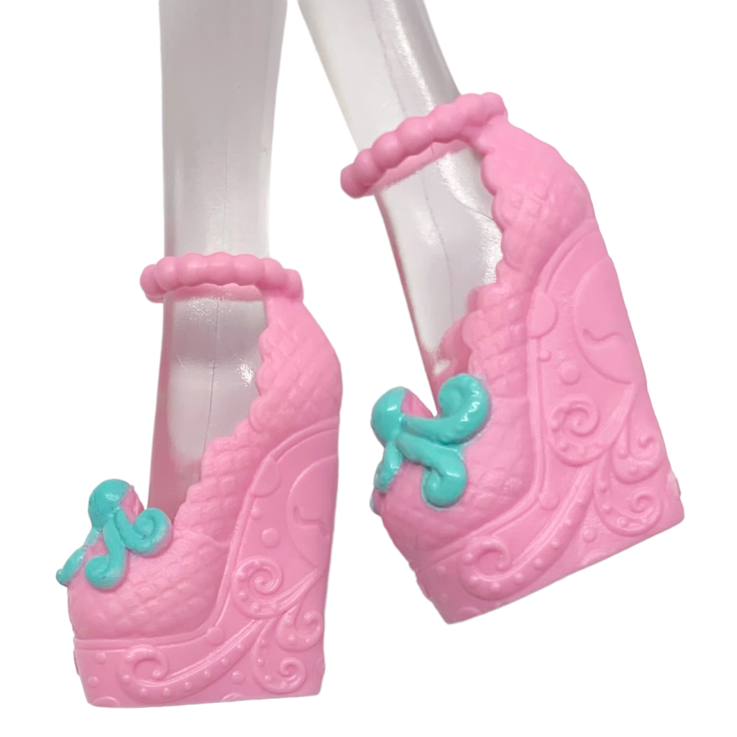 Monster High Scaris Lagoona Blue Doll Replacement Pink Octopus Style Shoes