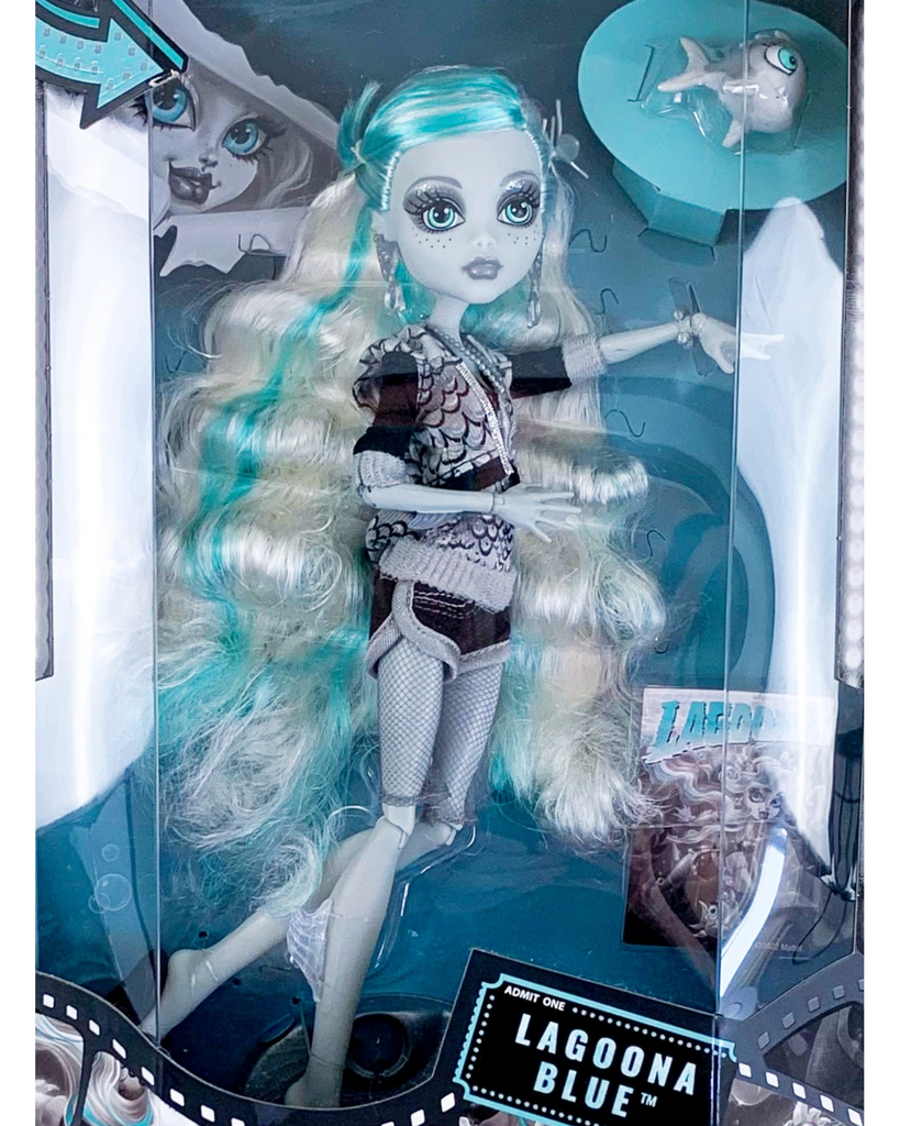 2022 Monster High Reel Drama Lagoona Blue Collector's Doll FAST SHIP - IN  HAND