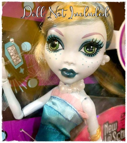 Monster High Lagoona Blue Dawn Of The Dance Doll Replacement Teal iCoffin Cell Phone