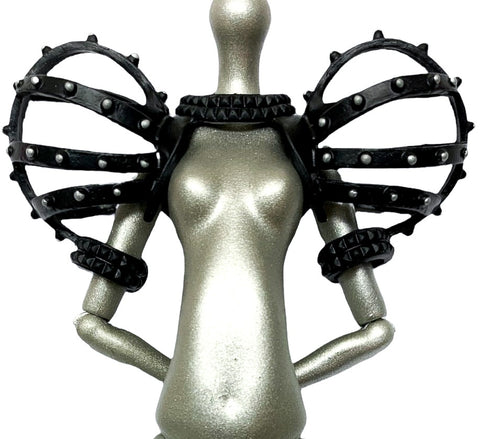 Monster High Friday The 13th Casta Fierce Doll Replacement Black Cage Shoulder Piece