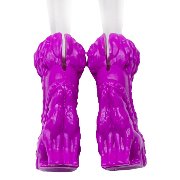 Monster High Clawdeen Wolf Ghoul To Wolf Doll Replacement Purple Shoes