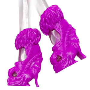 Monster High Clawdeen Wolf Ghoul To Wolf Doll Replacement Purple Shoes