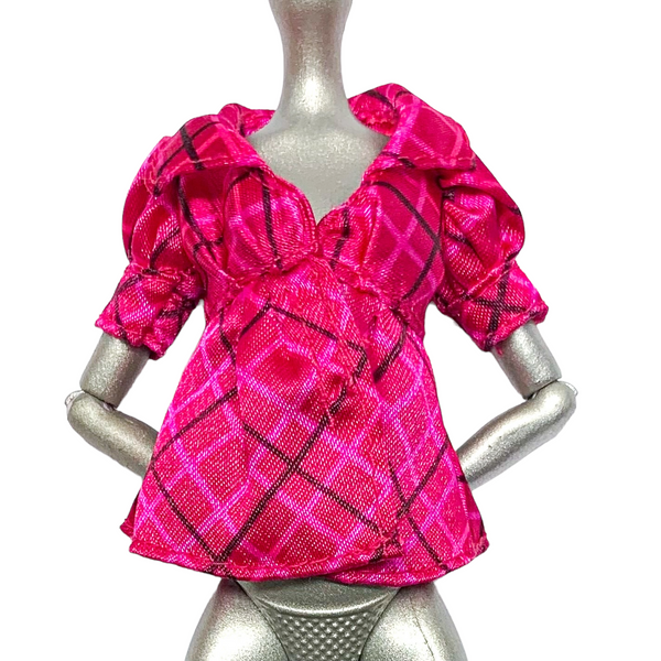 Monster High Freaky Fusion Avea Trotter Doll Replacement Pink Shirt Top