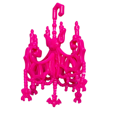 Monster High Family Vampire Kitchen Playset Draculaura Doll Replacement Pink Chandelier Part