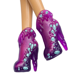 Monster High Home Ick Abbey Bominable Doll Replacement Purple Shoes