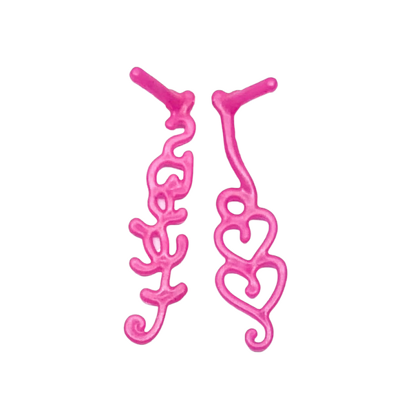 Monster High Sweet 1600 Draculaura Doll Replacement Pink Earrings