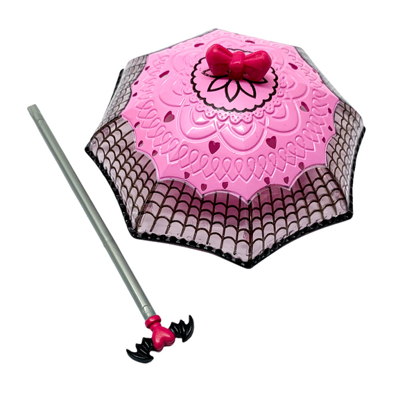 Monster High Forbitten Love Draculaura Doll Replacement Umbrella Top With Handle