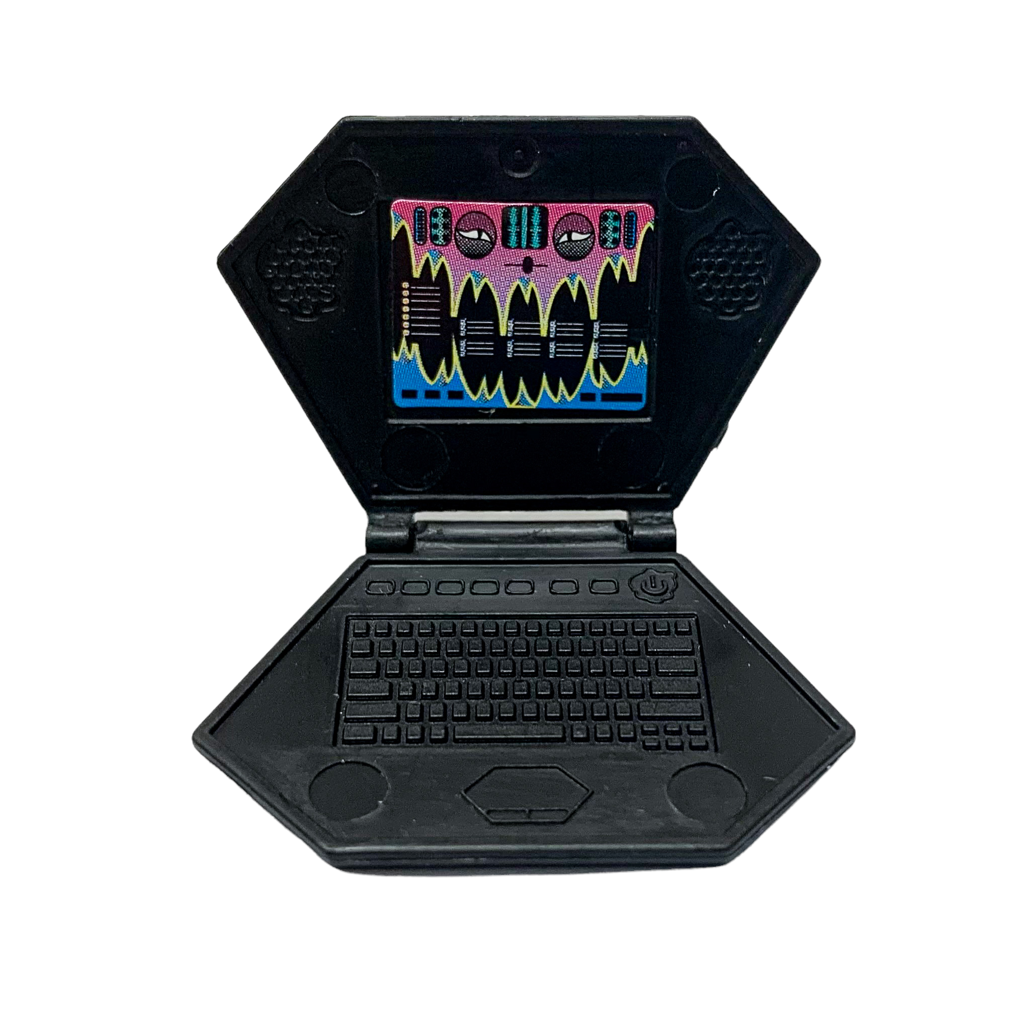 Monster High 13 Wishes Lounge Playset Replacement Black Laptop Part