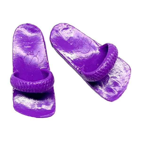 Monster High Mansters Gil Webber Boy Doll Replacement Shoes Purple Flip Flops