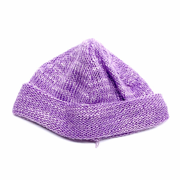 Purple Thin Knit Beanie Cap Hat Fits Standard Size Monster High Dolls