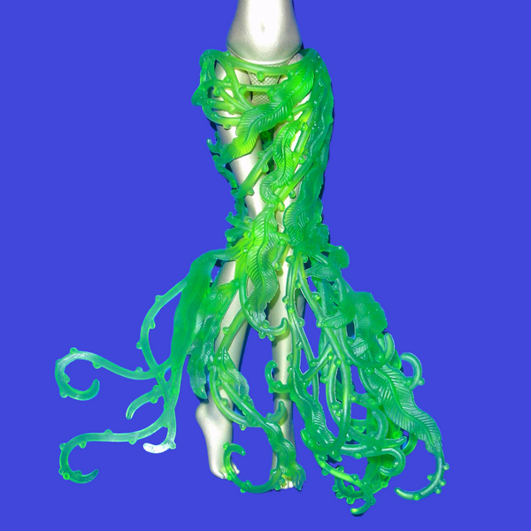 Monster High Great Scarrier Reef Posea Reef Doll Outfit Replacement Seaweed Skirt