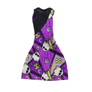 Monster High Clawdeen Wolf How Do You Boo? Outfit Replacement Purple Dress